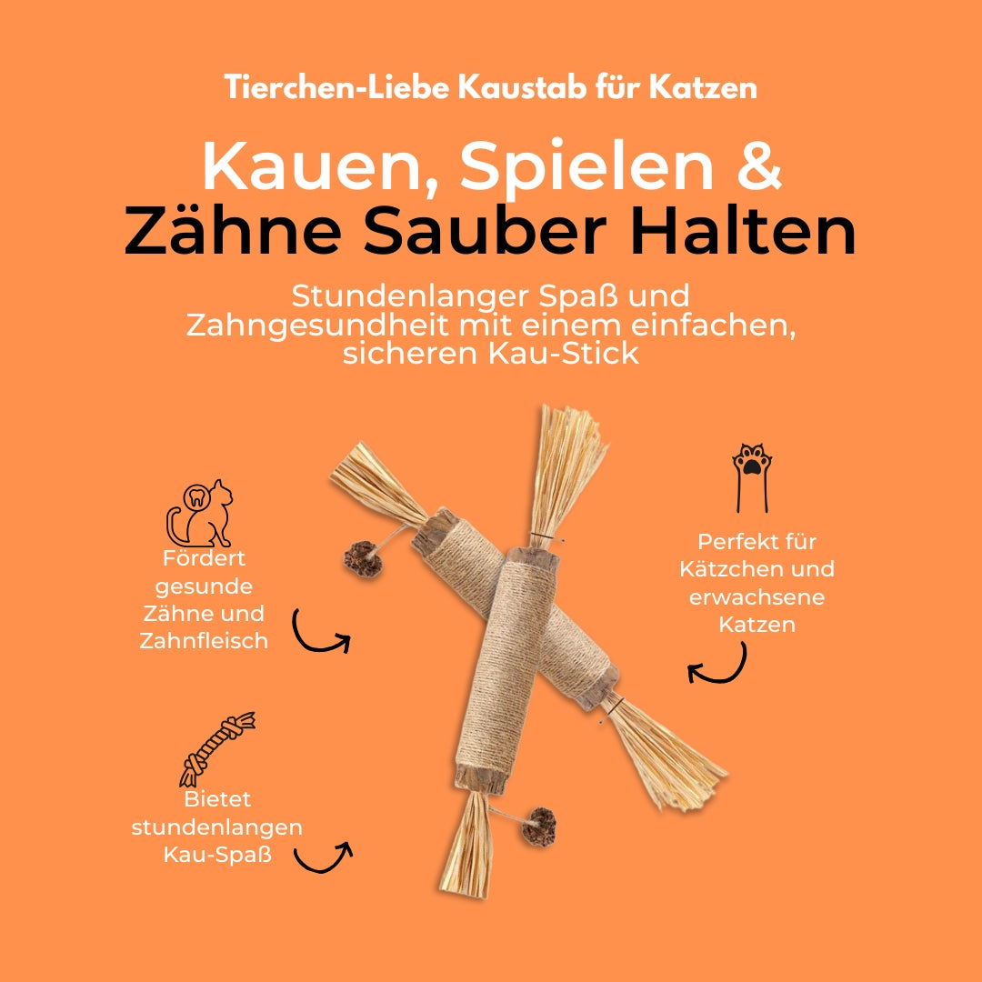 Tierchen-Liebe - Kaustab für Katzen